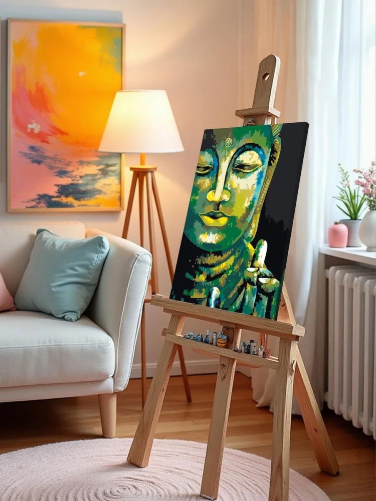 Картина по номерам «Будда 3» — картинка 10