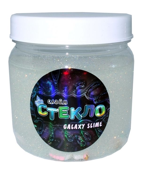 Слайм Стекло серия Galaxy Slime, перламутр, 400 гр
