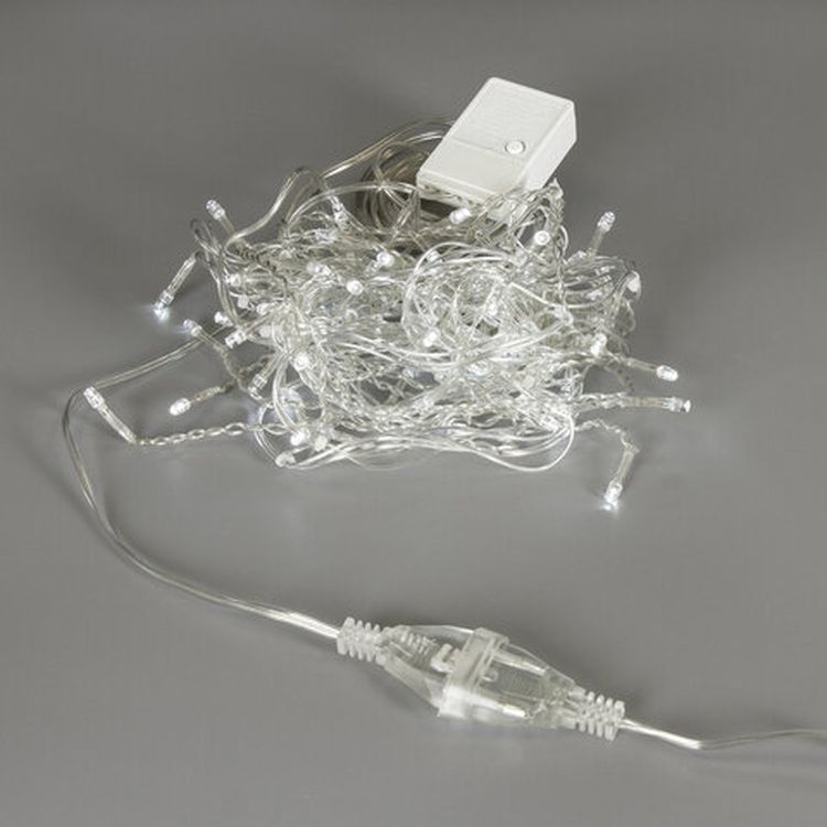 Удлинитель для электрогирлянд 5 м, прозрачный шнур — картинка 5