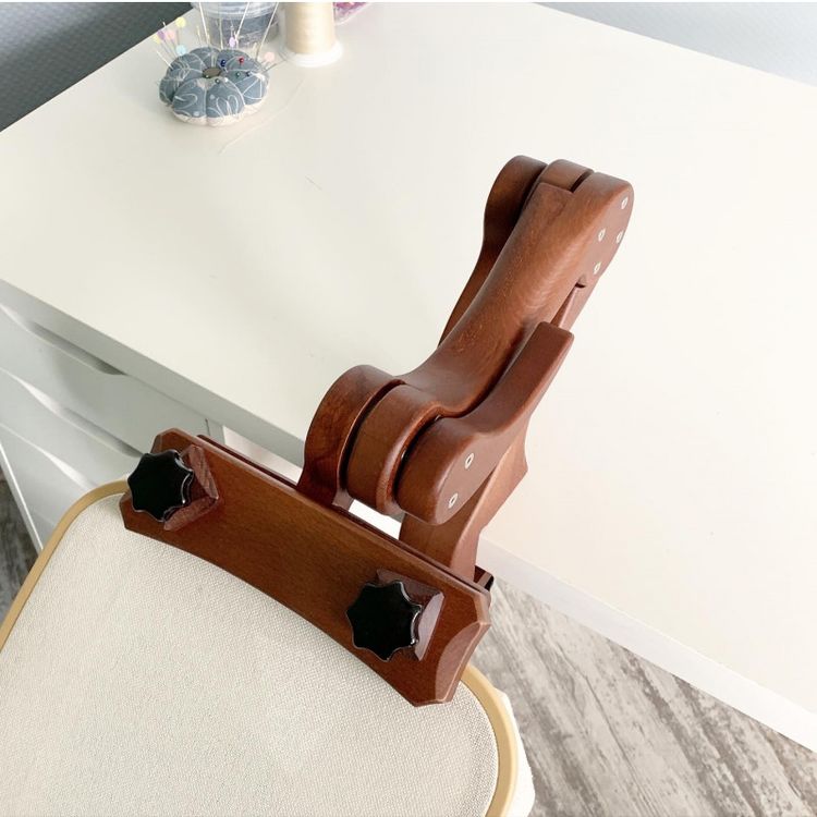 Держатель для пялец «Змей Горыныч» на струбцине с дополнительными лапками (тик), Дубко — картинка 6