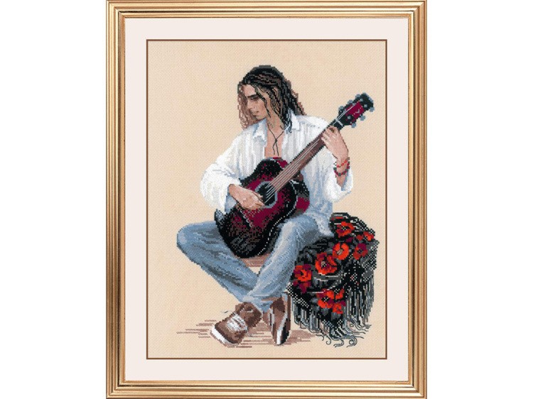 Набор для вышивания «Гитарист» — картинка 2