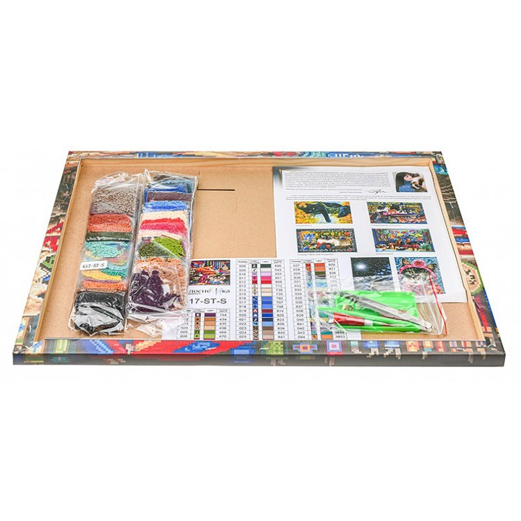 Алмазная вышивка «Библиотека кошек» — картинка 3