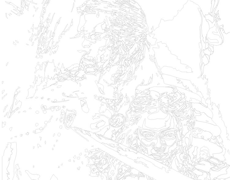 Картина по номерам «Ведьмак: Геральт, Цири и Йеннифэр 3» — картинка 3