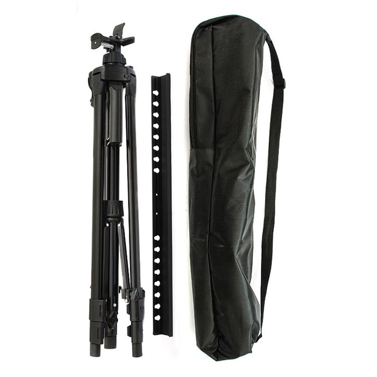 Мольберт-тренога телескопический с планкой (черный) — картинка 2