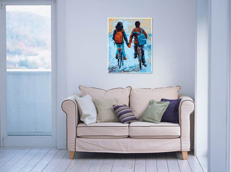 Картина по номерам «Он и она» — картинка 2