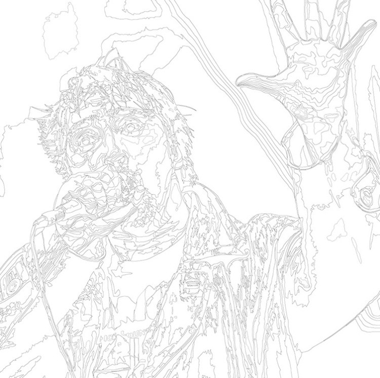 Картина по номерам «КиШ Король и Шут: Михаил Горшенев 6» — картинка 3