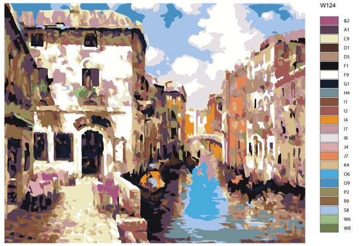 Картина по номерам «Летняя Венеция» — картинка 2