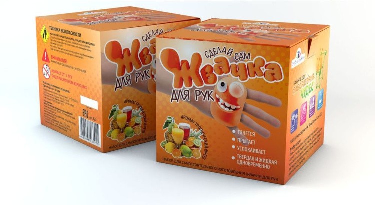 Набор Юного химика Жвачка для рук «Тропический фреш» — картинка 2