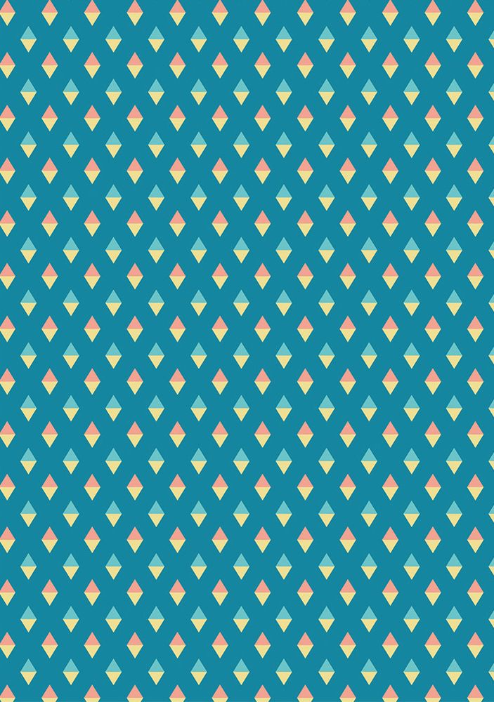 Ткань для пэчворка «ГРАМОТЕЙКА», 50x55 см, 146 г/м2, 100% хлопок, цвет: ГР-11 ромбы, синий, Peppy