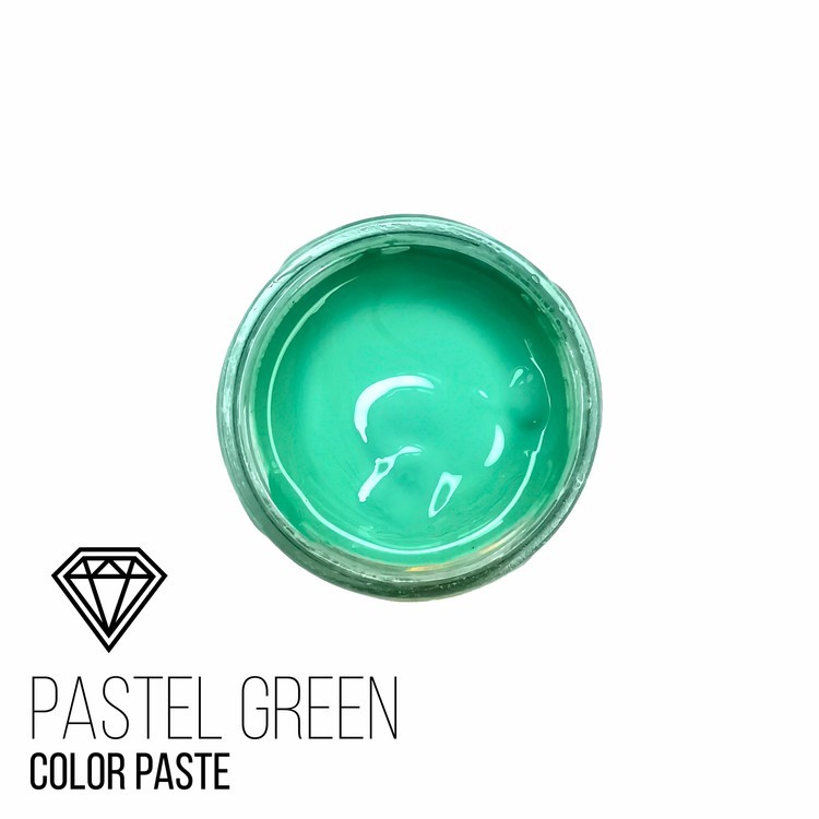 Колеровочная паста Pastel Green, зеленый пастельный 22 мл