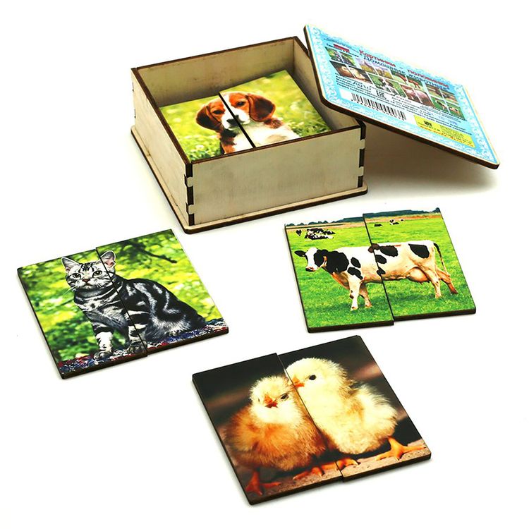 Картинки-половинки «Домашние животные» — картинка 3