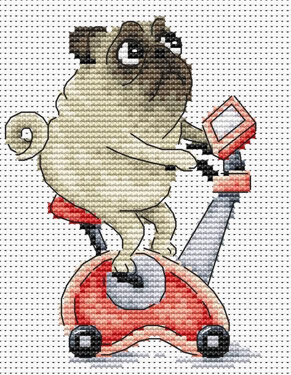 Набор для вышивания «Bodybuilding. Я здоров и силен» — картинка 2