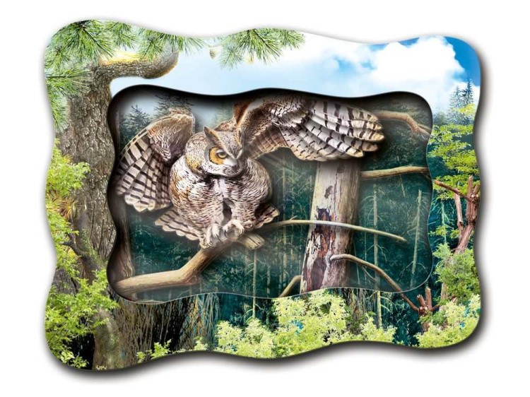 Объемная картина «Филин» — картинка 2