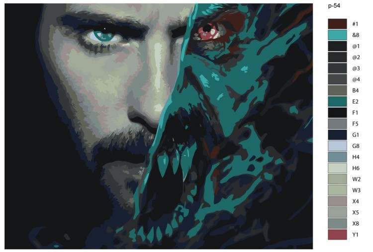 Картина по номерам «Морбиус» — картинка 2