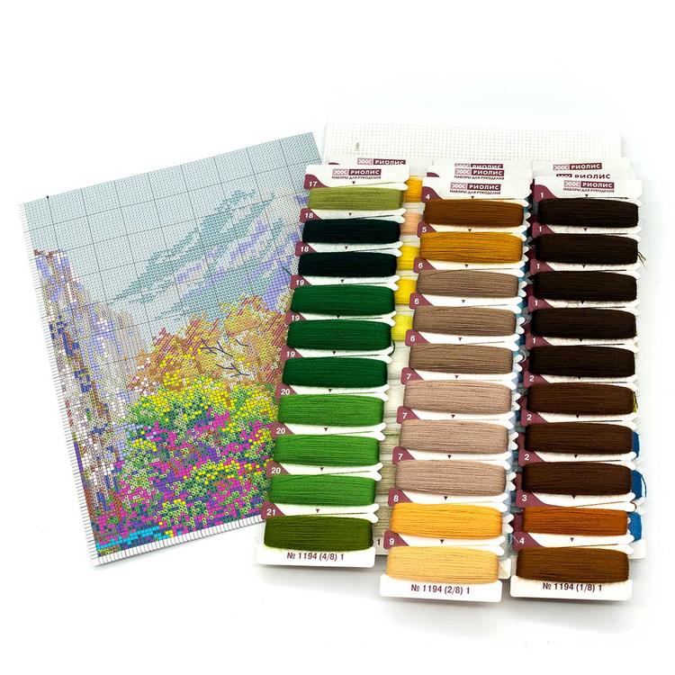 Набор для вышивания «Пейзаж с водопадом» — картинка 3