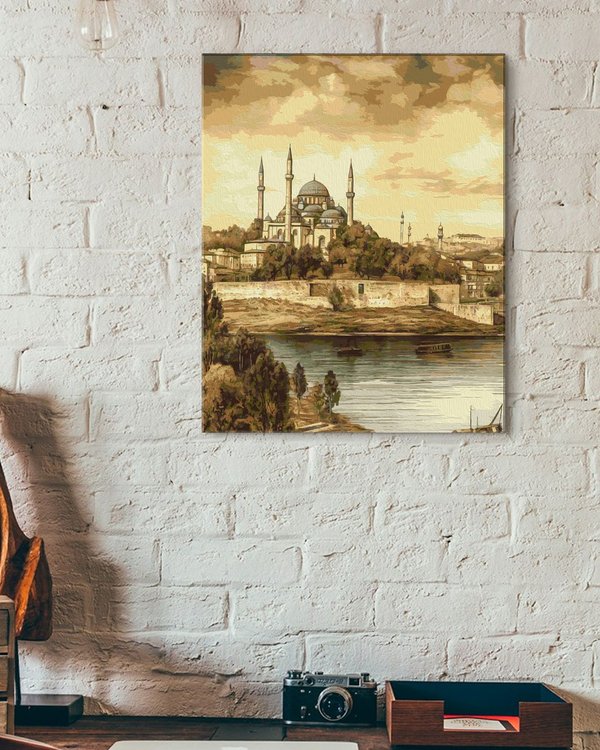 Картина по номерам «Берег Стамбула» — картинка 3