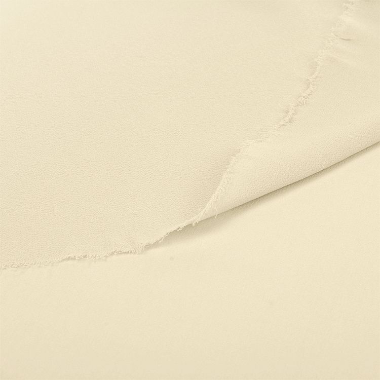 Ткань Креп-шифон, 5 м, ширина 150 см, 105 г/м2, цвет: молочный, TBY — картинка 4