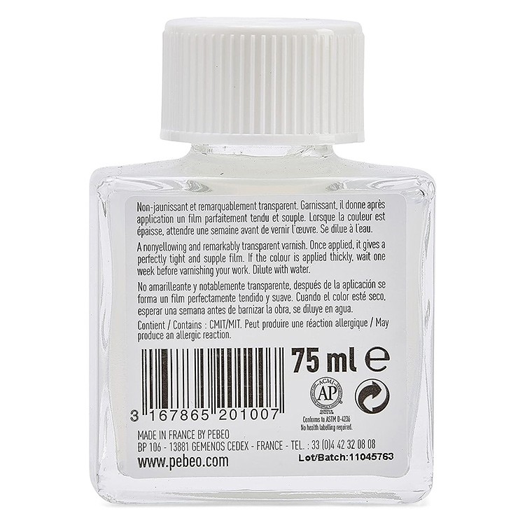 Лак водно-акриловый глянцевый 75 мл, Pebeo — картинка 5