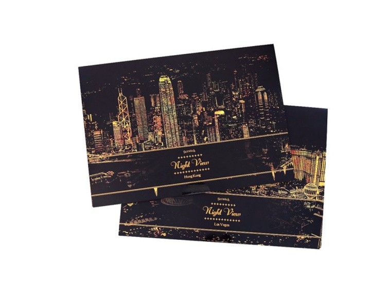 Скретч-картина «Гонконг» — картинка 6