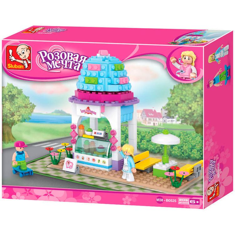 Конструктор «Розовая мечта.Кафе мороженое», 205 деталей — картинка 2