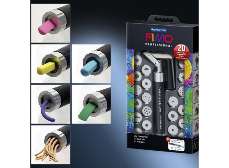 Профессиональный экструдер FIMO для полимерной глины (20 дисков) — картинка 2