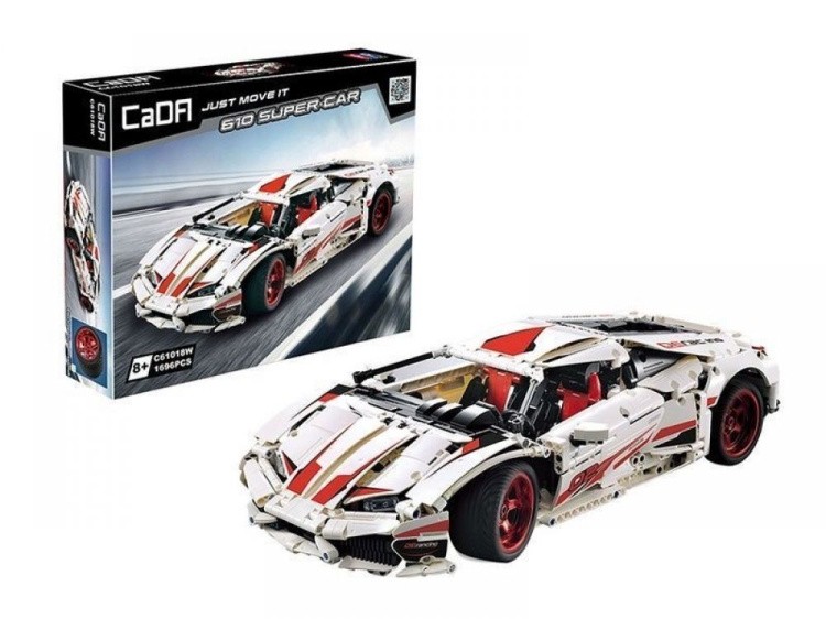 Конструктор CADA спортивный автомобиль Lamborghini LP610, 1696 деталей — картинка 4