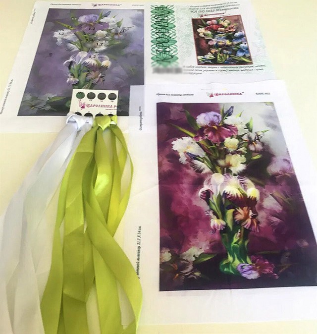 Вышивка лентами «Изящность» — картинка 3