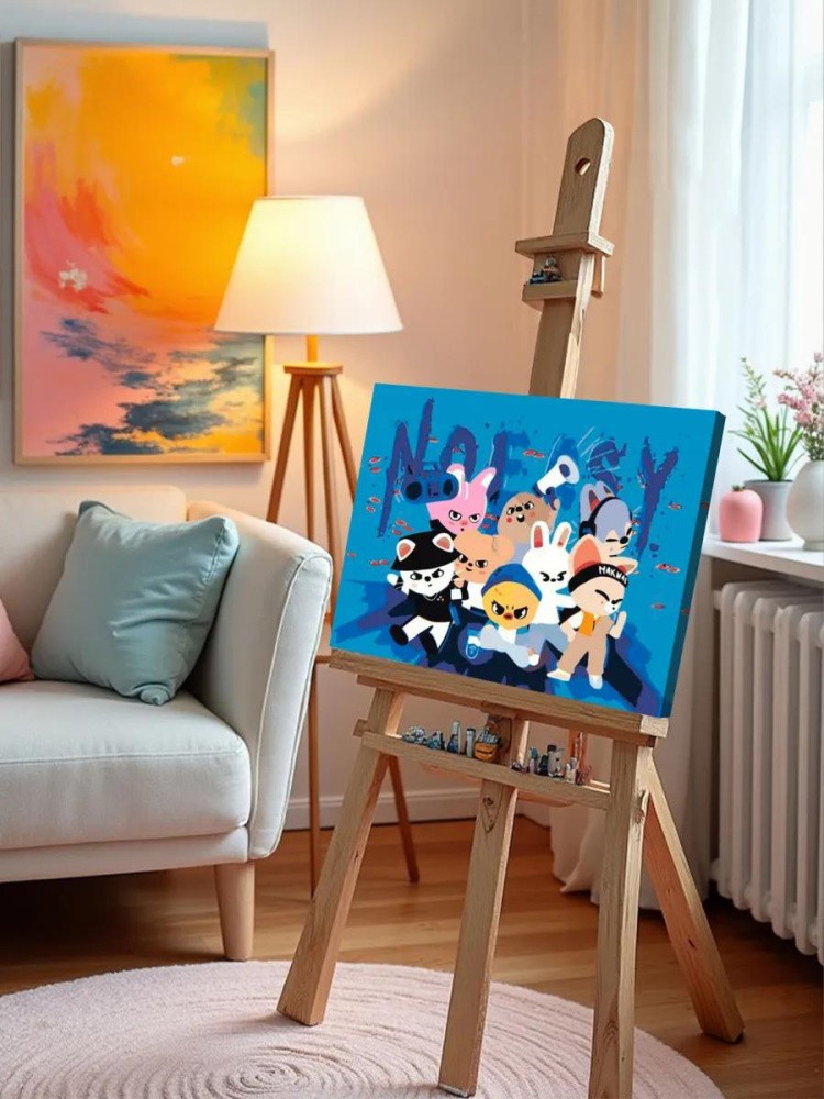 Картина по номерам «Stray Kids Стрей Кидс KPOP кпоп: Аниме» — картинка 10