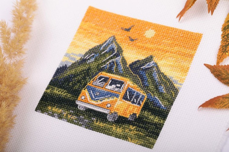 Набор для вышивания «Поездка к закату» — картинка 2