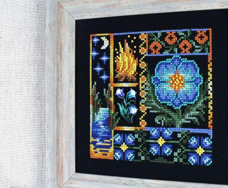 Набор для вышивания «Мини-семплер. Цветок папоротника» — картинка 5