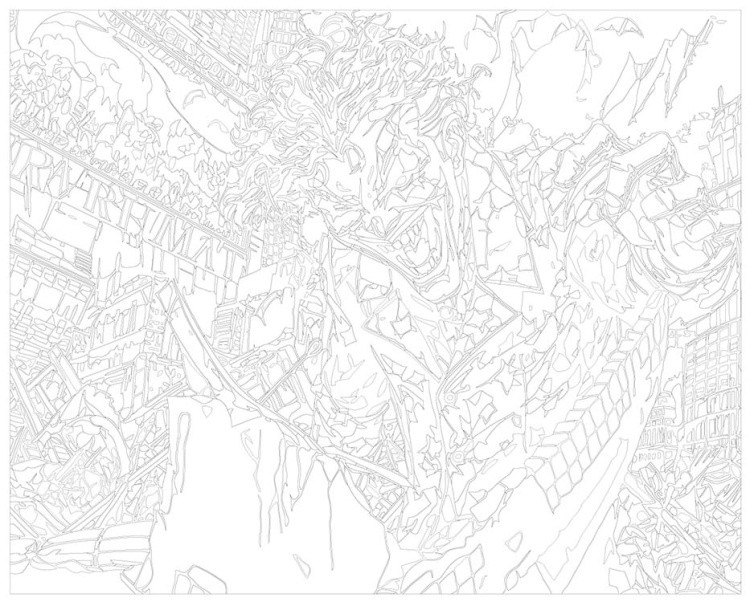 Картина по номерам «Джокер Joker: Злодей из комиксов» — картинка 3