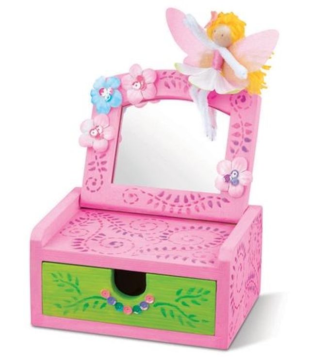 Раскрась и смастери «Шкатулка с зеркальцем» — картинка 6