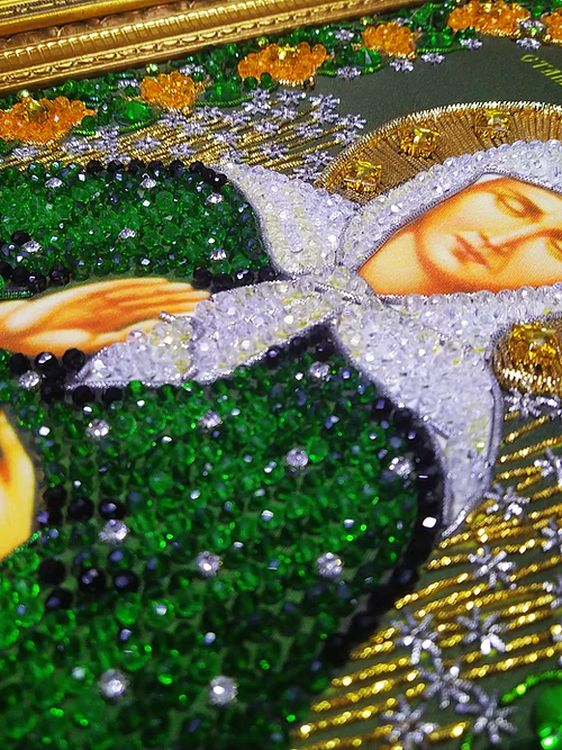 Набор вышивки хрустальными камнями «Матрона Московская» — картинка 8