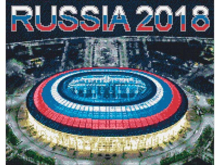 Алмазная вышивка «Стадион Лужники» — картинка 2