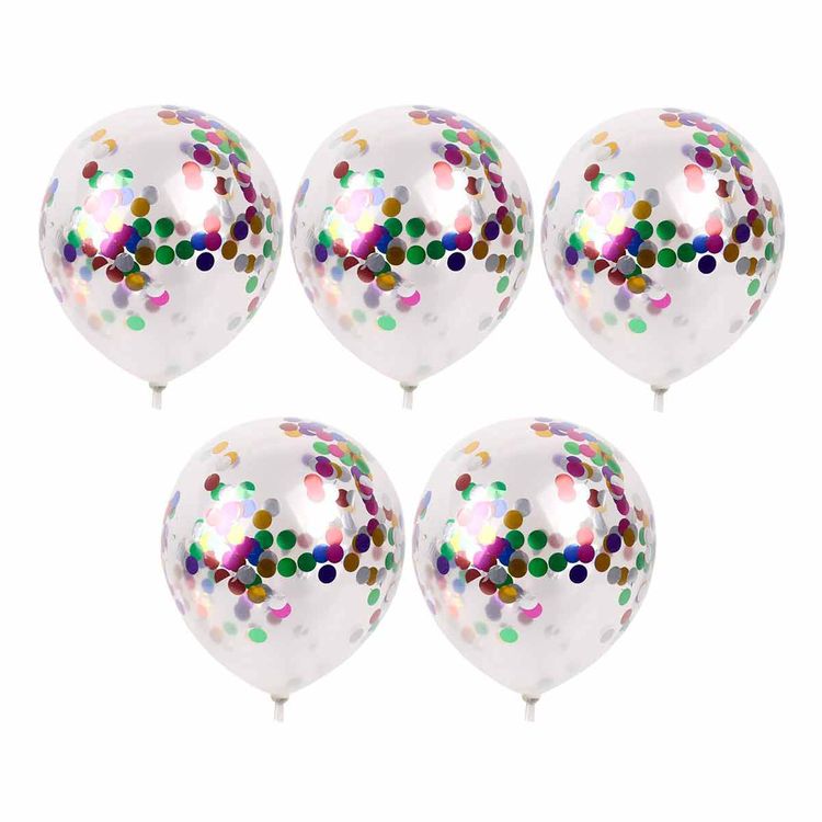 Набор воздушных шаров, 30 см, цвет: ассорти, 5 шт., BOOMZEE