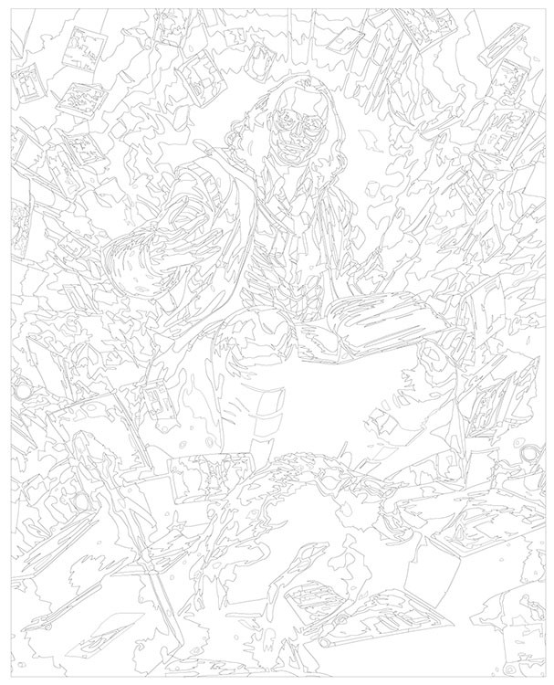 Картина по номерам «Марвел Marvel: Бог обмана Локи 6» — картинка 3