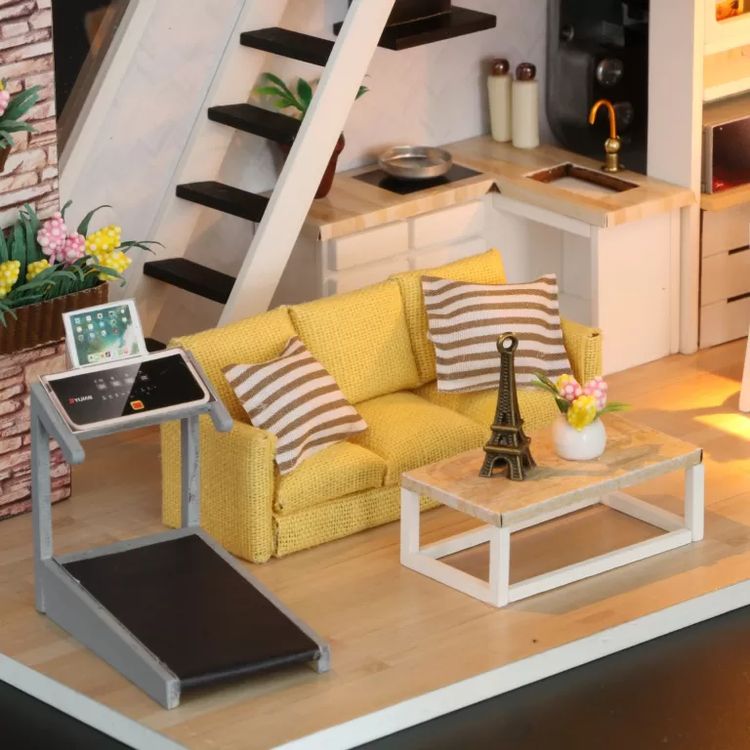 Миниатюрная сборная модель (румбокс) «Комната Модерн» — картинка 6