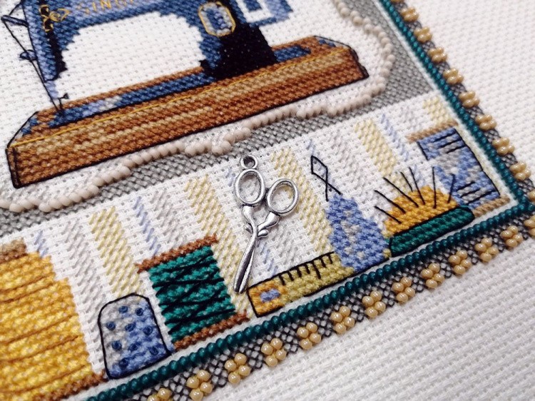 Набор для вышивания «Швейная машинка» — картинка 3