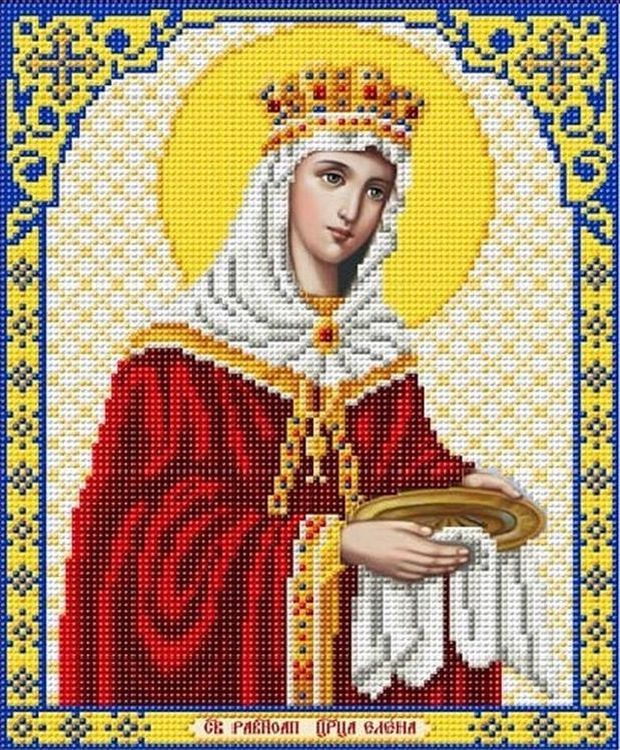 Рисунок на ткани «Святая Царица Елена»
