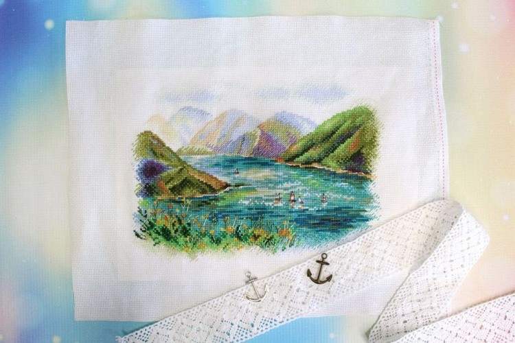 Набор для вышивания «Озеро Кезонойам» — картинка 2