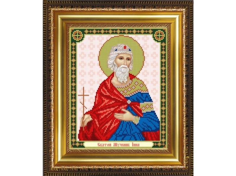 Рисунок на ткани «Святой мученик Инна»