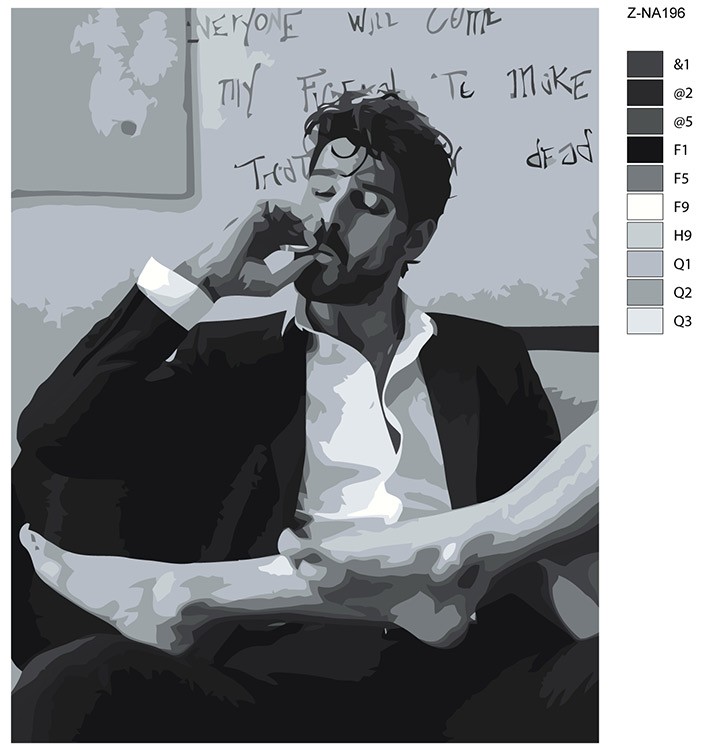 Картина по номерам «Наедине с тобой» — картинка 2