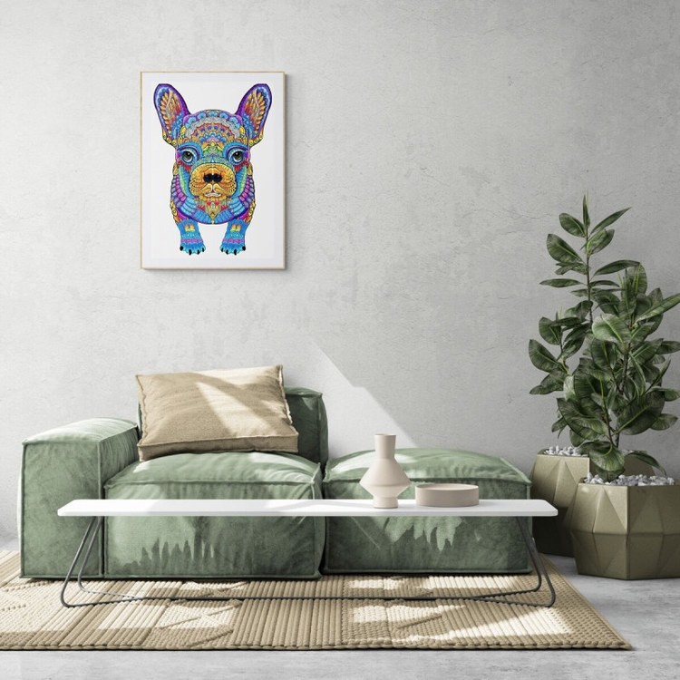 Деревянные пазлы «Смелый Бульдог S», Woodbests — картинка 10