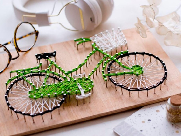 Набор для творчества STRING ART «Велосипед» — картинка 6