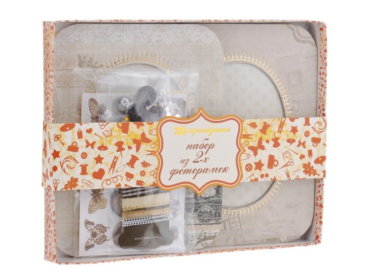 Набор для создания 2-х фоторамок «Романтика» — картинка 4