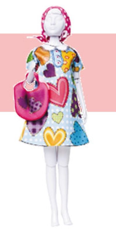 Набор для шитья «Одежда для кукол Twiggy Hearts №2»