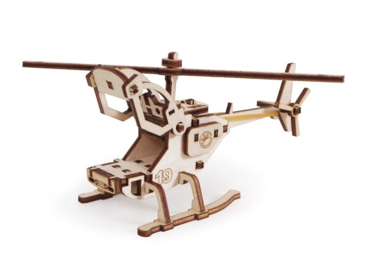 Конструктор из дерева «Вертолет Робинзон», Lemmo — картинка 2