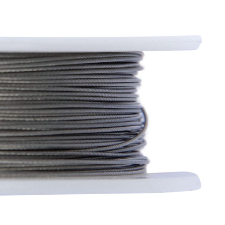 Проволока для бисера (ланка), d 0.45 мм, 100 м ± 0.5 м, цвет: под серебро, Gamma — картинка 2