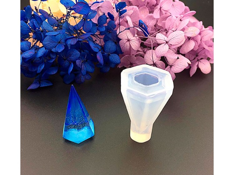 Форма силиконовая Кристалл пирамида, Resin Pro — картинка 2