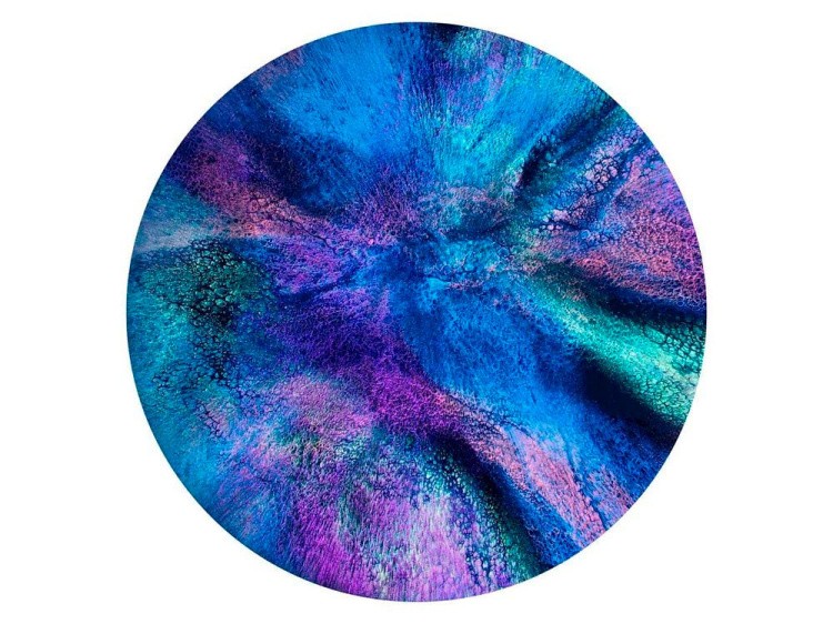 Пигмент минеральный светло-синий (Blue) 25 мл, CraftPigments Pearl — картинка 3